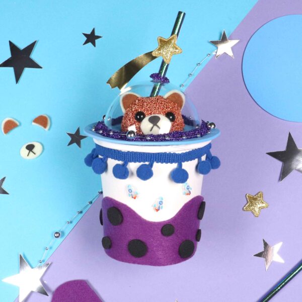Ruimte beer Bubble tea - Knutselpakket